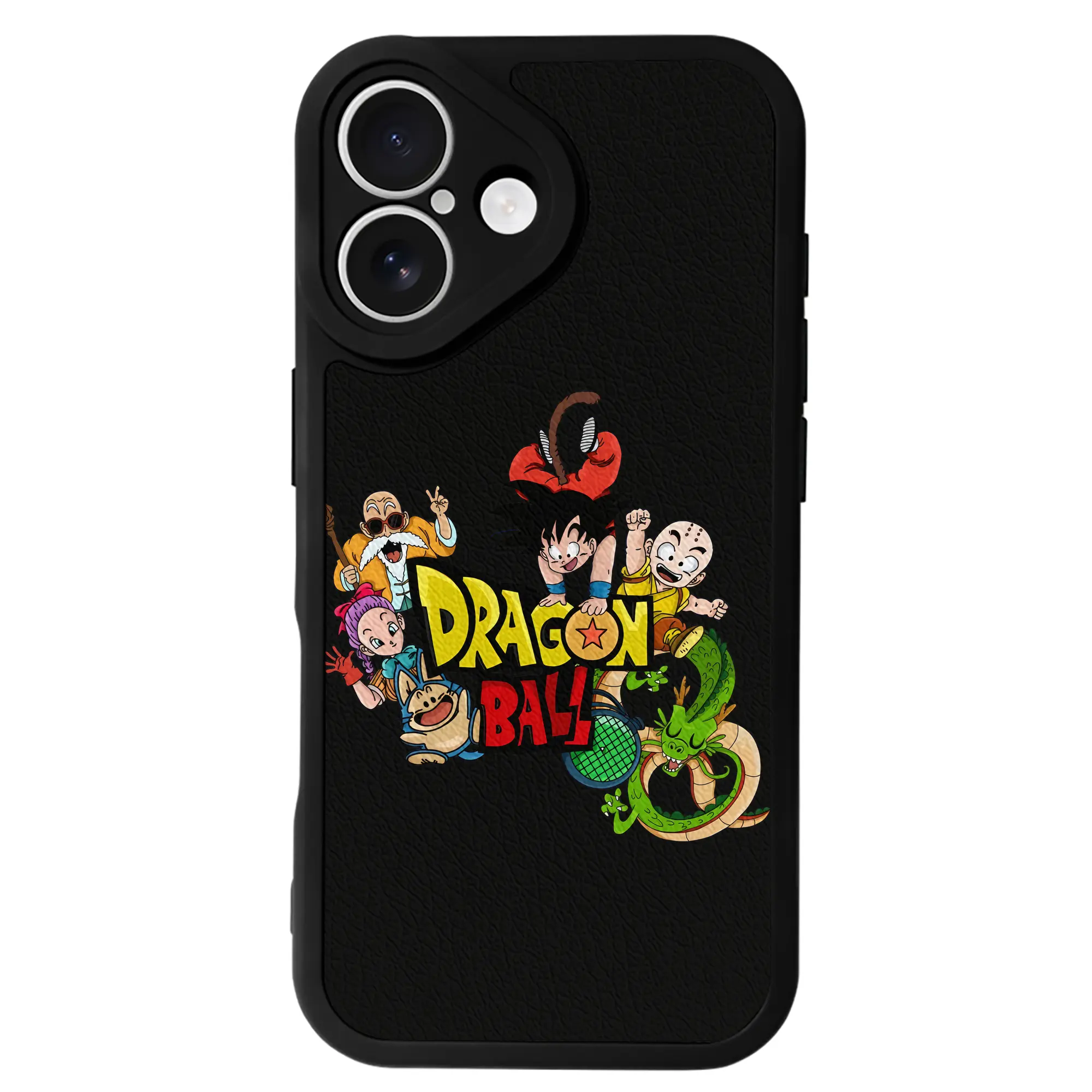 ドラゴンボール グッズ 亀仙人 - IPhone 16シリーズ対応 ・ シリコンスマホケース ・ レザー調 ・ 高精度フィット ・ 耐衝撃 ・ ワイヤレス充電対応 ・ 精密カット